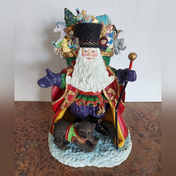 Lenox Bearing Wondrous Gifts Lynn Bywaters Santa 1998 - Picture 1 of 17